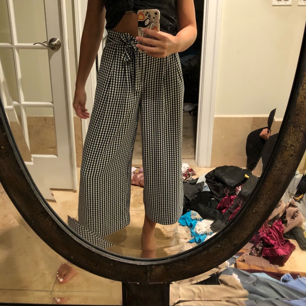 Plaid trousers